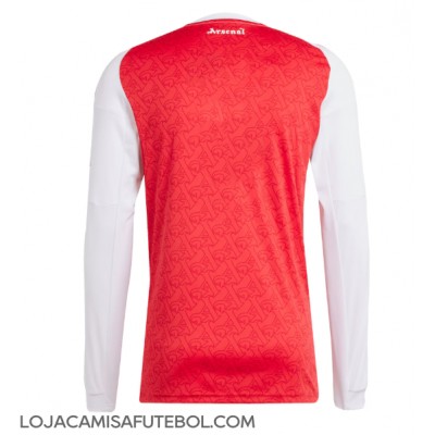 Camisa de Futebol Arsenal Equipamento Principal 2025-26 Manga Comprida Camisa de Futebol Arsenal Equipamento Principal 2025-26 Manga Comprida